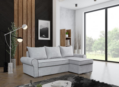 Living room furniture luxury fabric Arkos corner sofa L-shape upholstered sofa modern couches